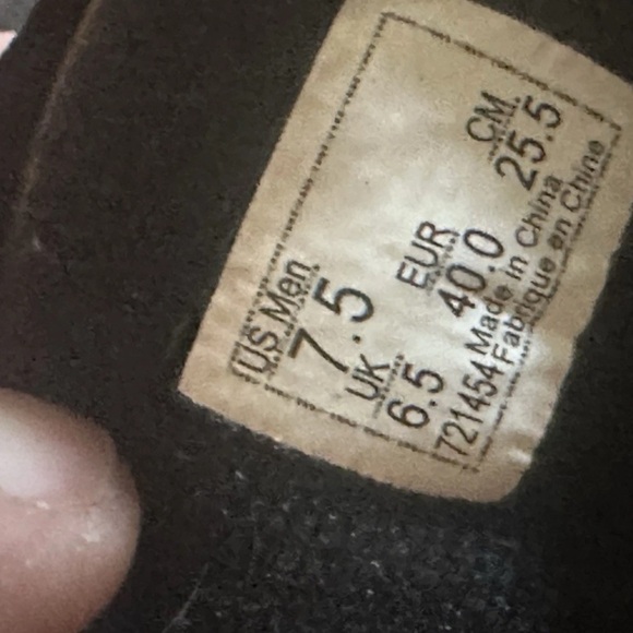 VANS BISHOP WAXED DENIM BLACK/GUM MEN’S SKATEBOARDING Sneakers Shoes 7.5 - Picture 4 of 11